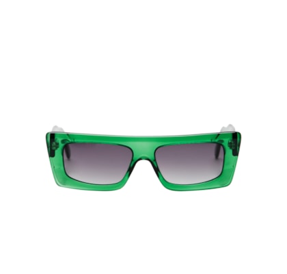 Óculos De Sol Feminino Adulto Nyc Transparente Degradê - Verde