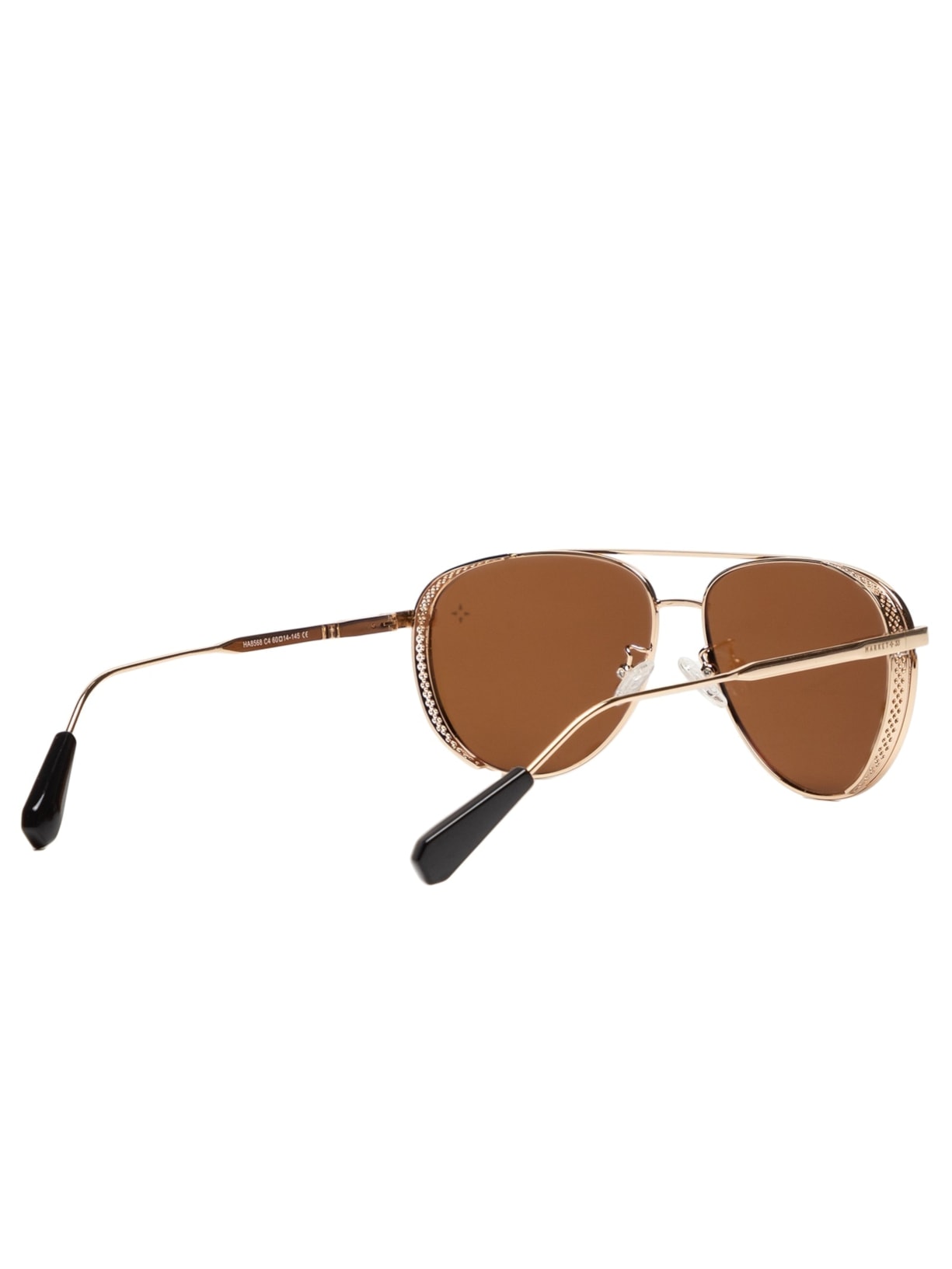 Óculos De Sol Feminino Aviador Dourado Market 33