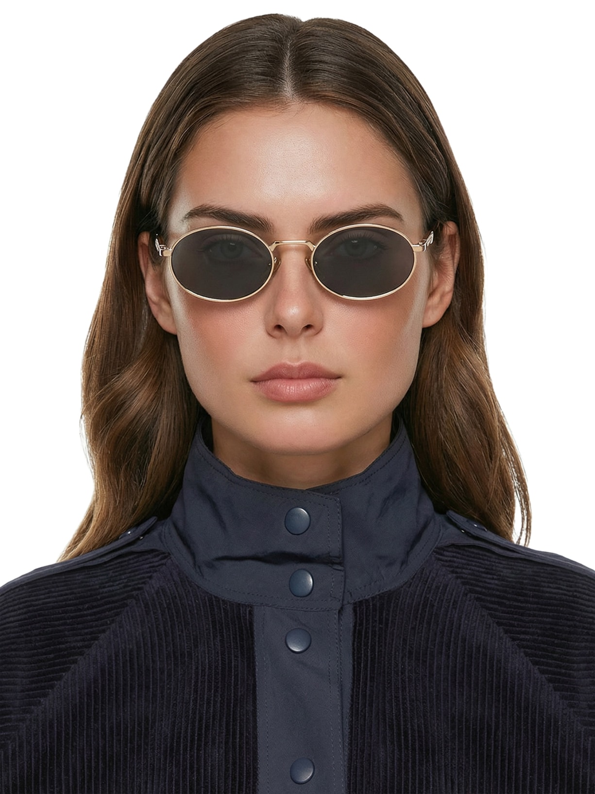 Óculos De Sol Feminino Eyewear Collection Dourado Prada