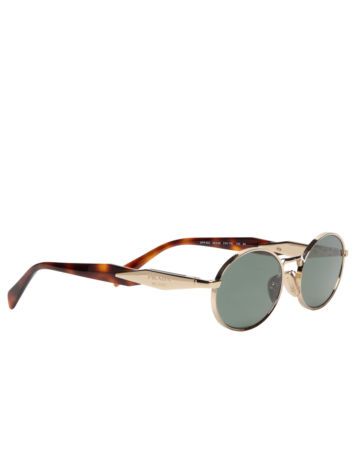 Óculos De Sol Feminino Eyewear Collection Dourado Prada
