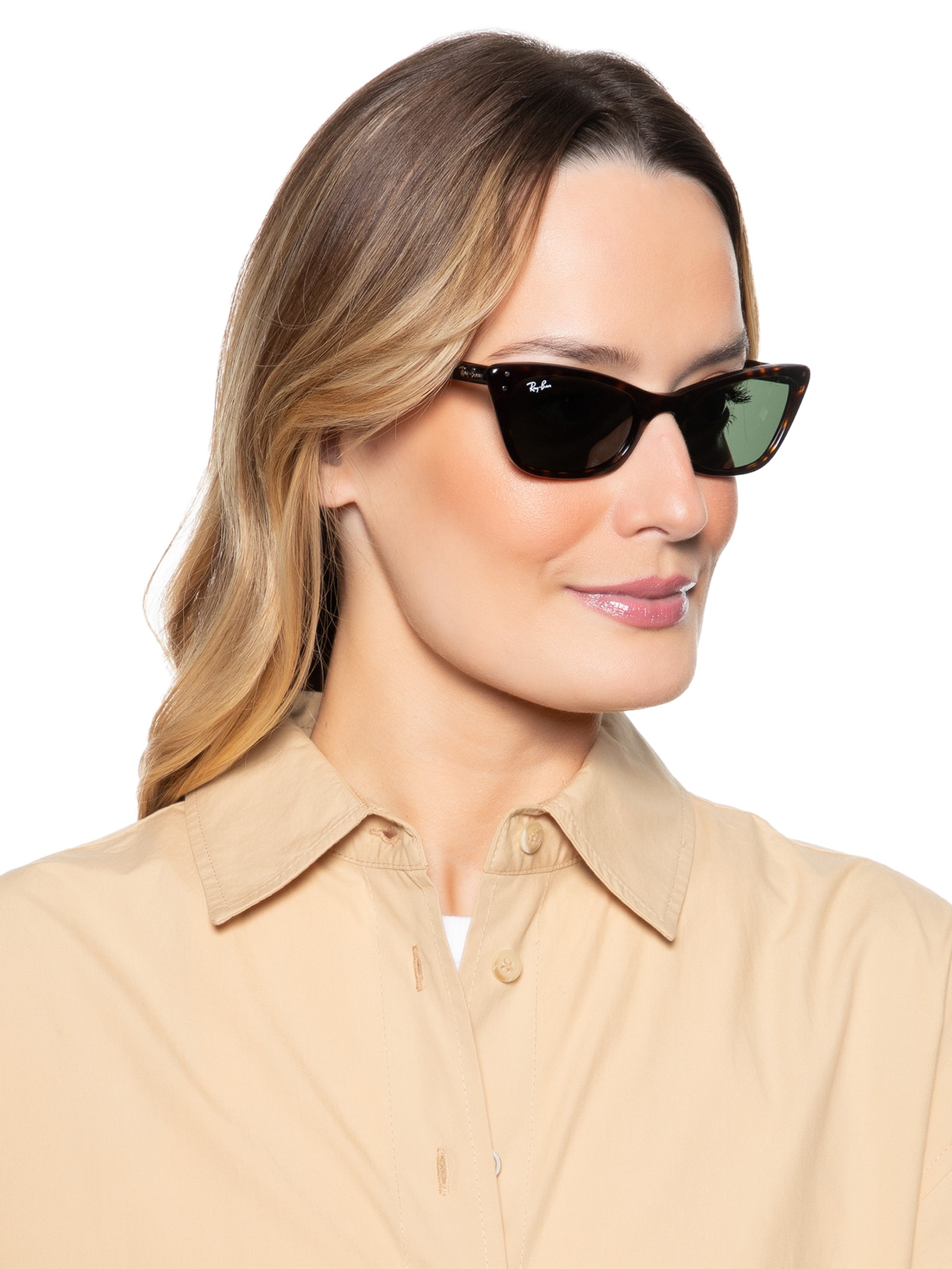 Óculos De Sol Feminino Lady Burbank - Ray Ban - Preto