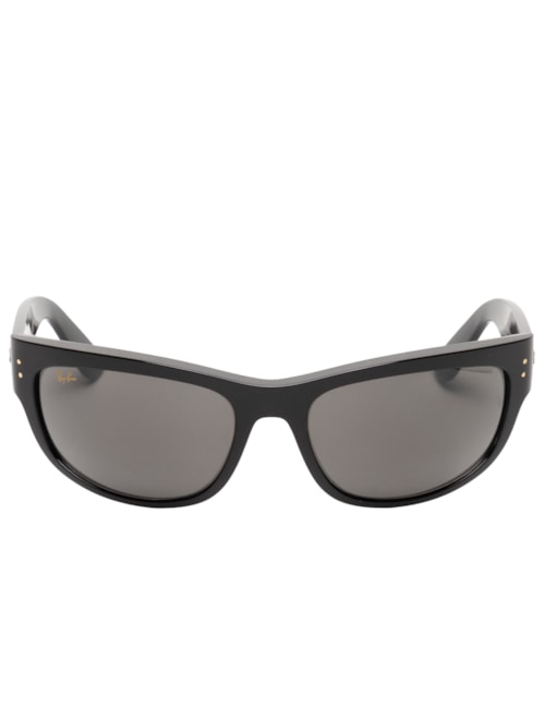 Óculos De Sol Feminino Mega Balorama Blacked Out Collection - Preto