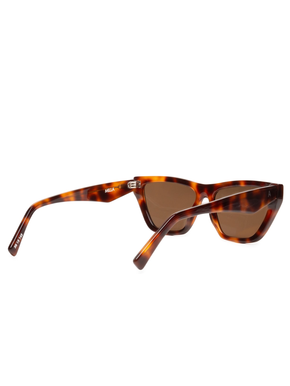 Óculos De Sol Feminino Milla Marrom Andrea Bogosian