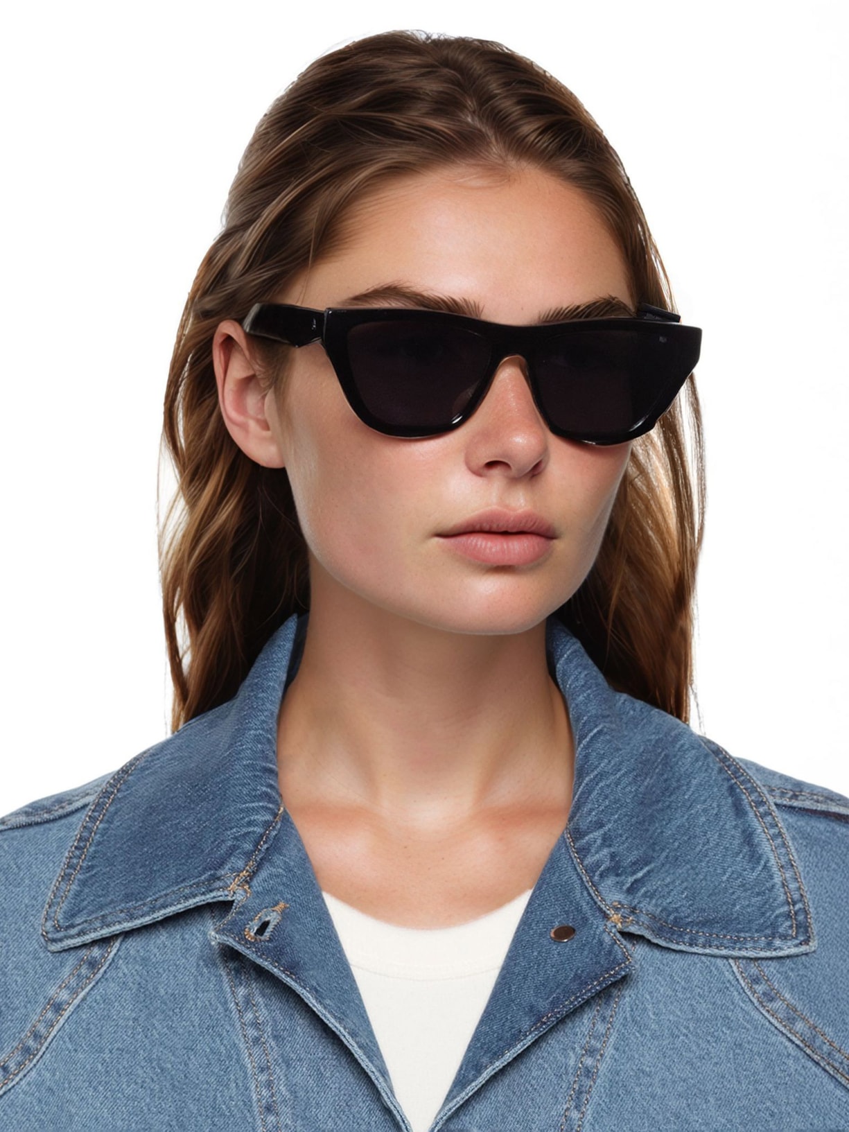 Óculos De Sol Feminino Milla Preto Andrea Bogosian