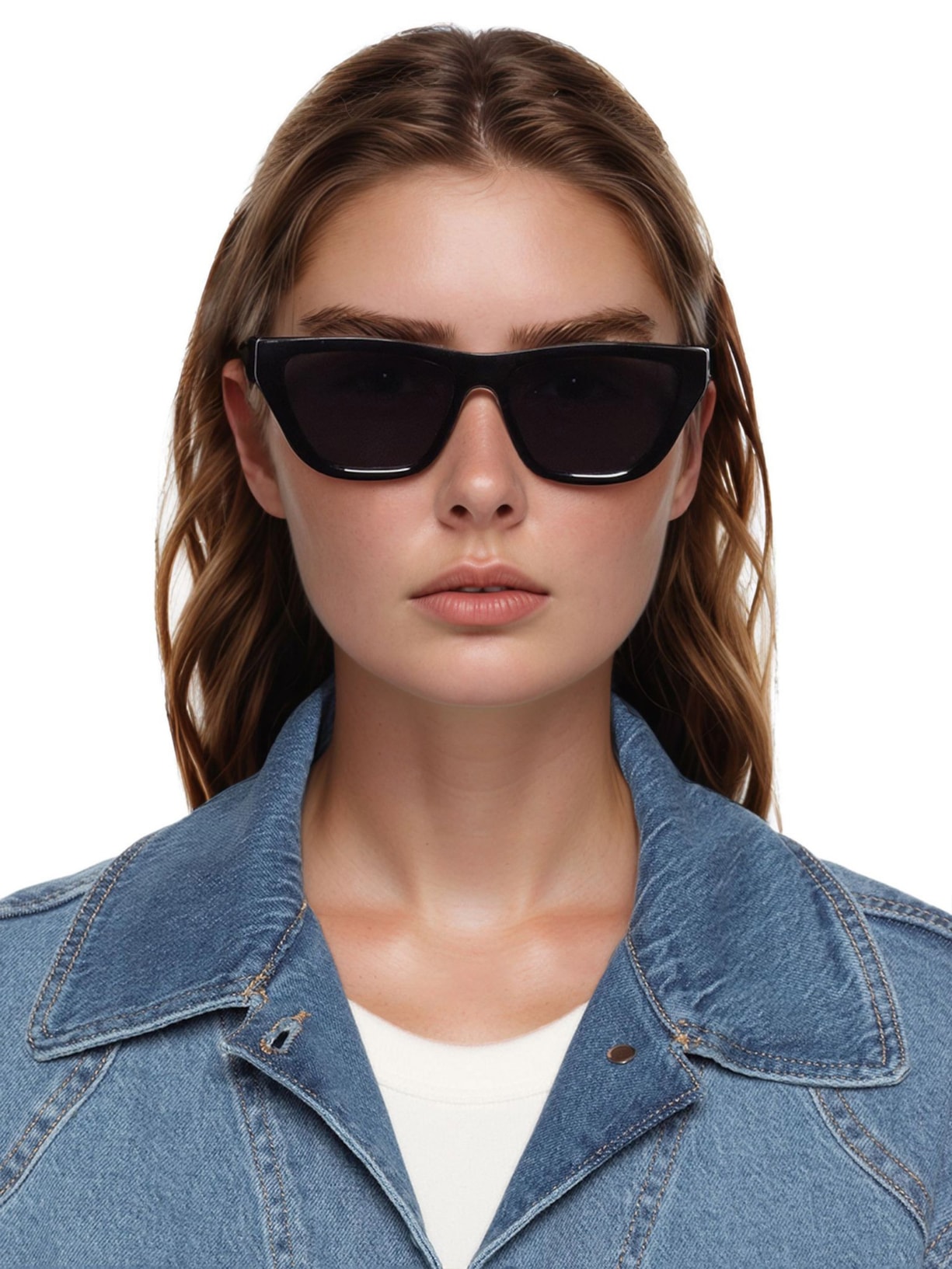 Óculos De Sol Feminino Milla Preto Andrea Bogosian