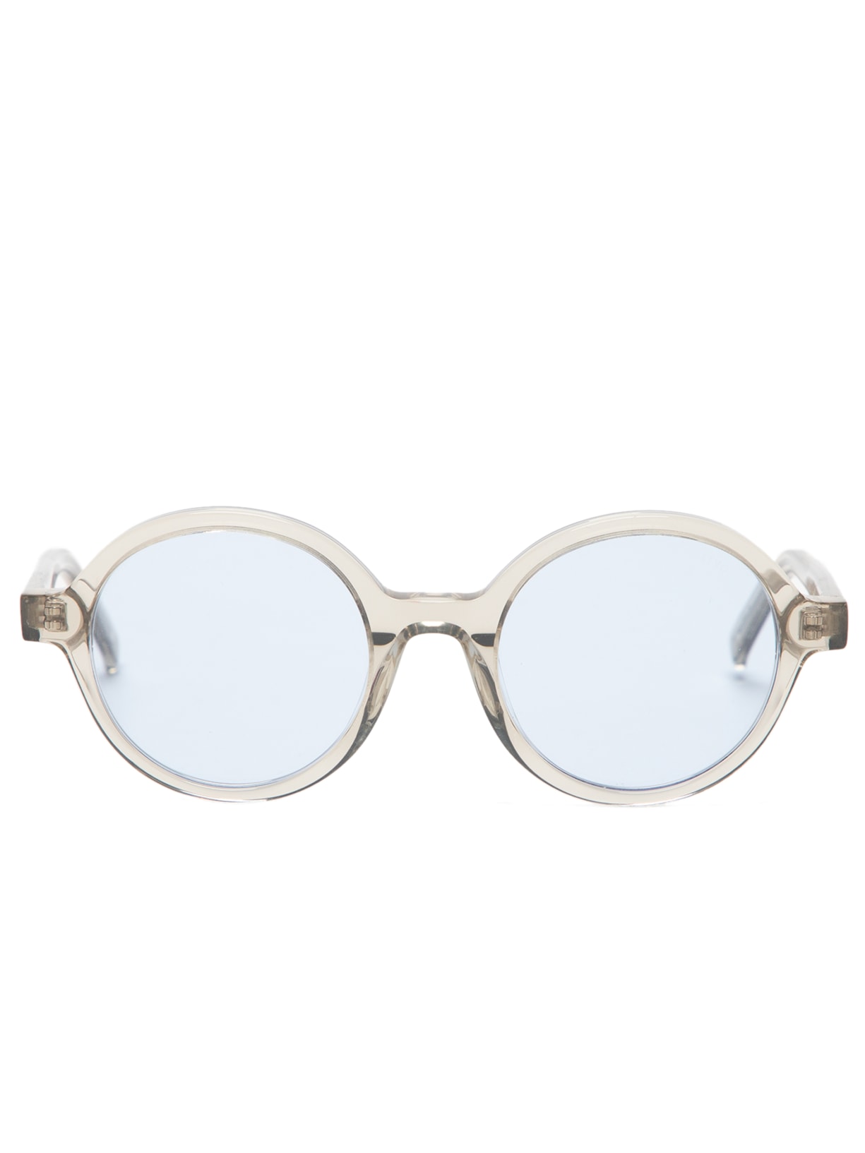 Óculos De Sol Feminino Monica Solar Cinza Cristal - Branco