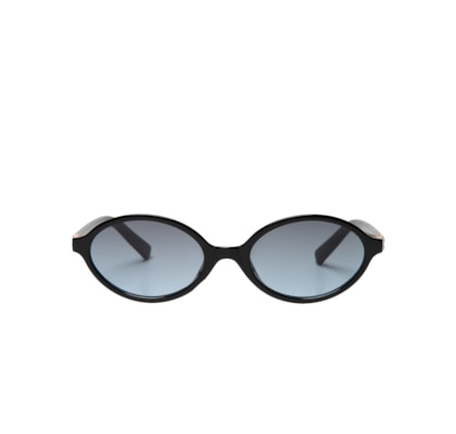 Óculos De Sol Feminino Oval - Preto