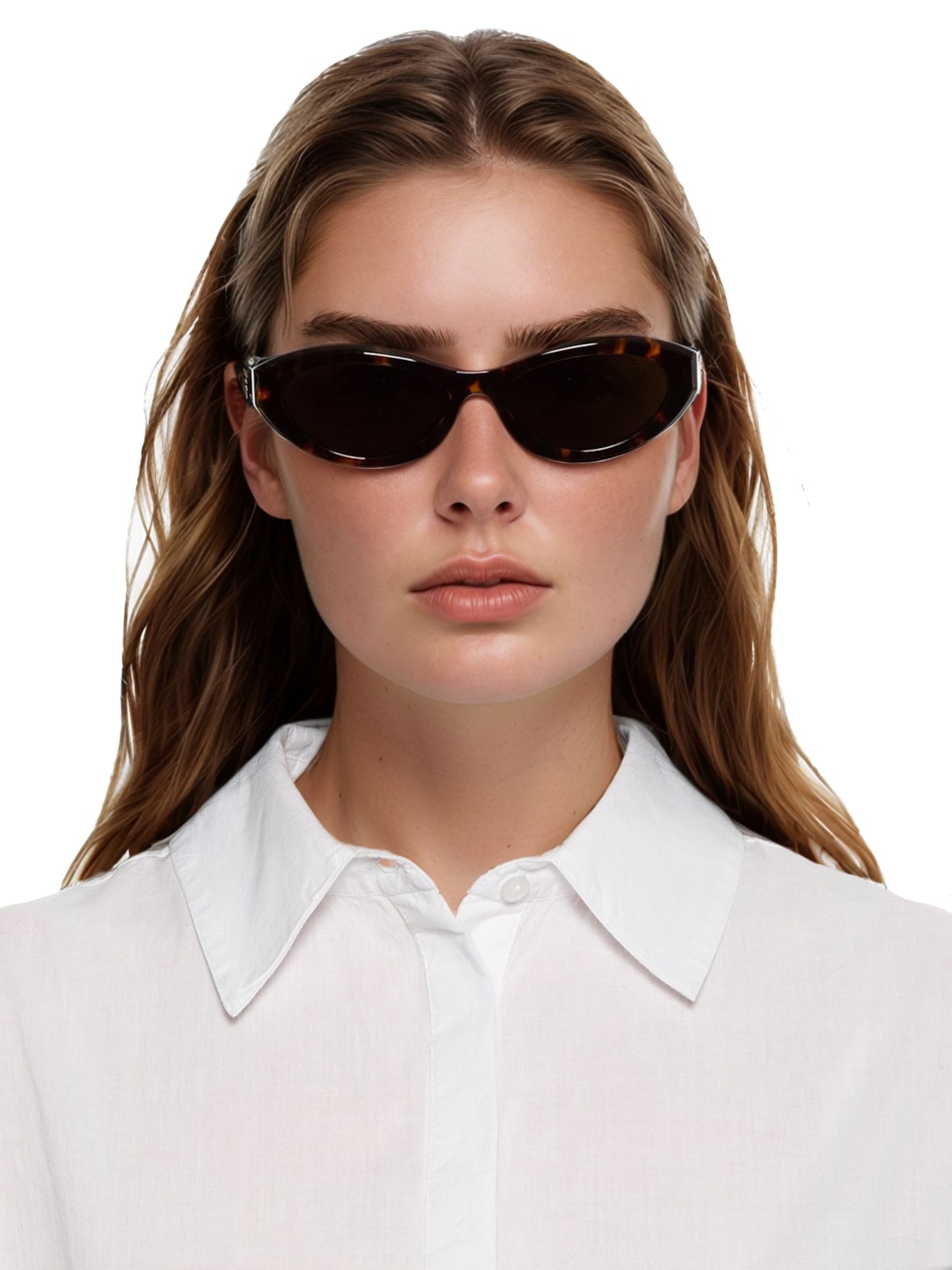 Óculos De Sol Feminino Prada Symbole  Marrom Prada