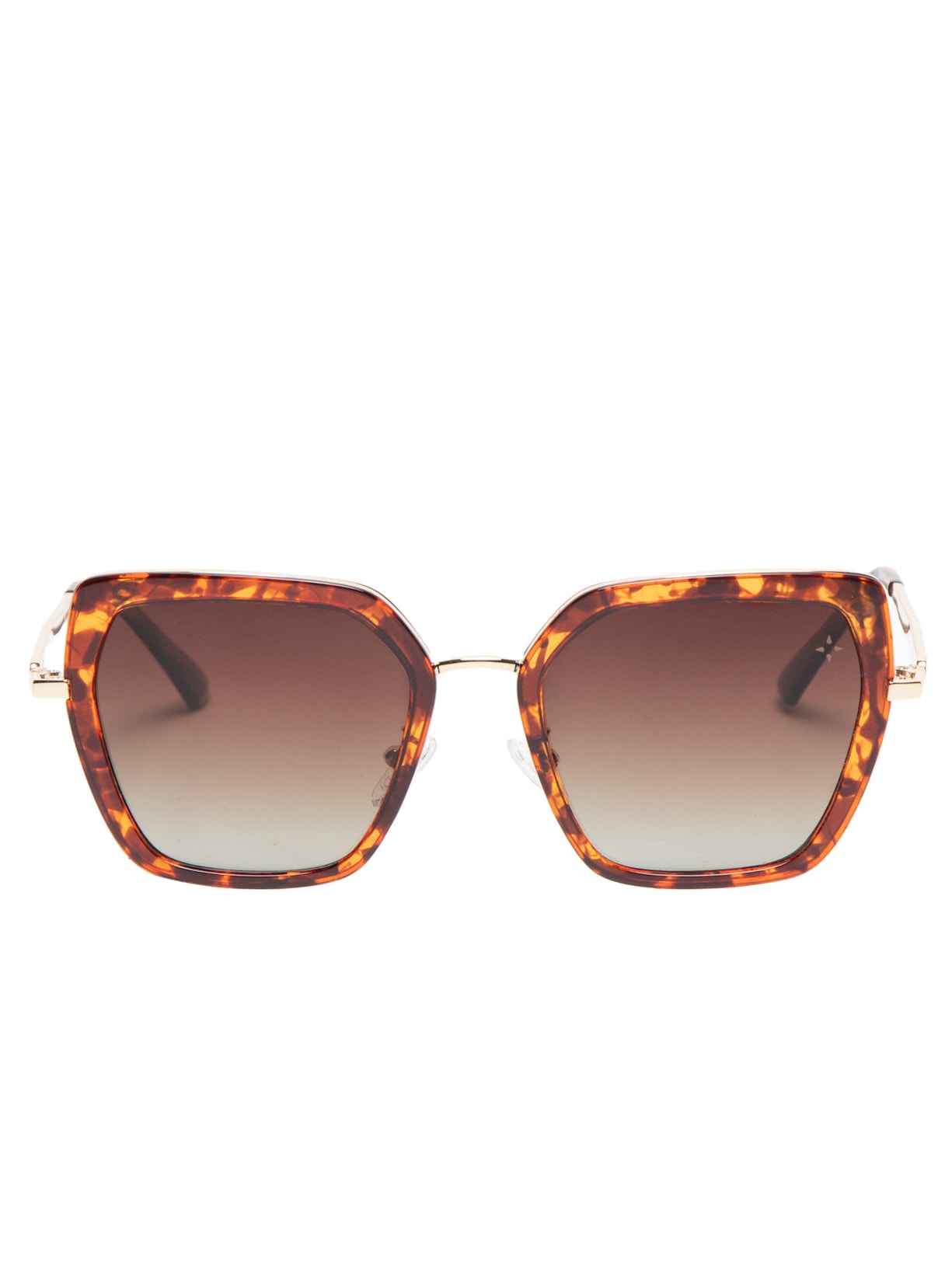 Óculos De Sol Feminino Quadrado - Marrom