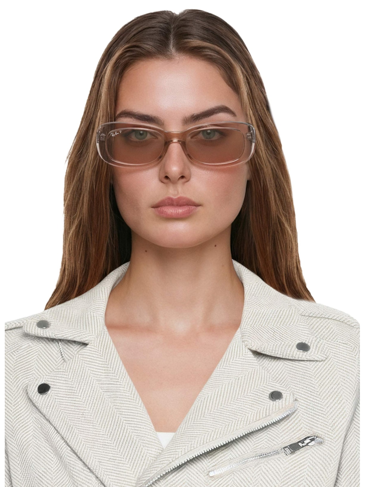 Óculos De Sol Feminino RB2221 Bege Ray-ban