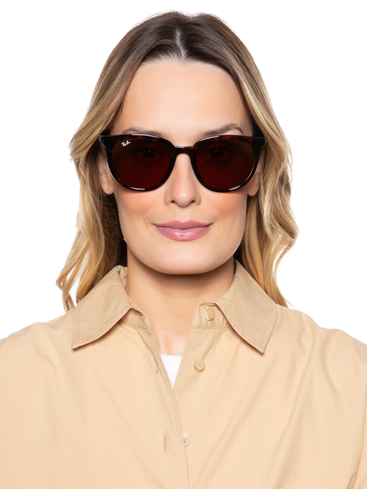 Óculos De Sol Feminino RB4383L Marrom Ray-ban