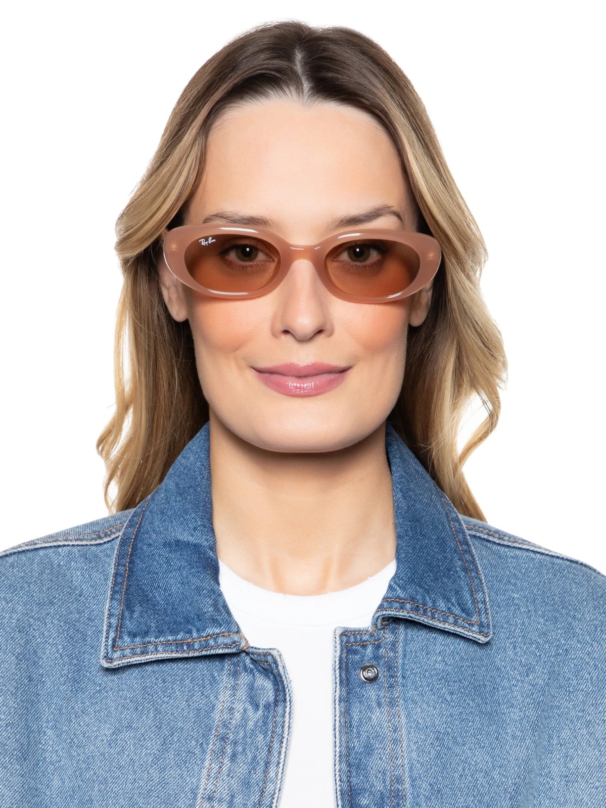 Óculos De Sol Feminino RB4441D Bio-Based Bege Ray-ban