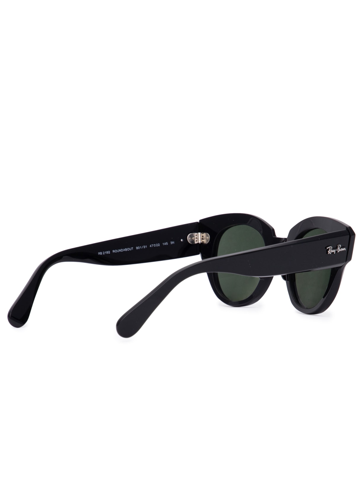 Óculos De Sol Feminino Roundabout Preto Ray-ban