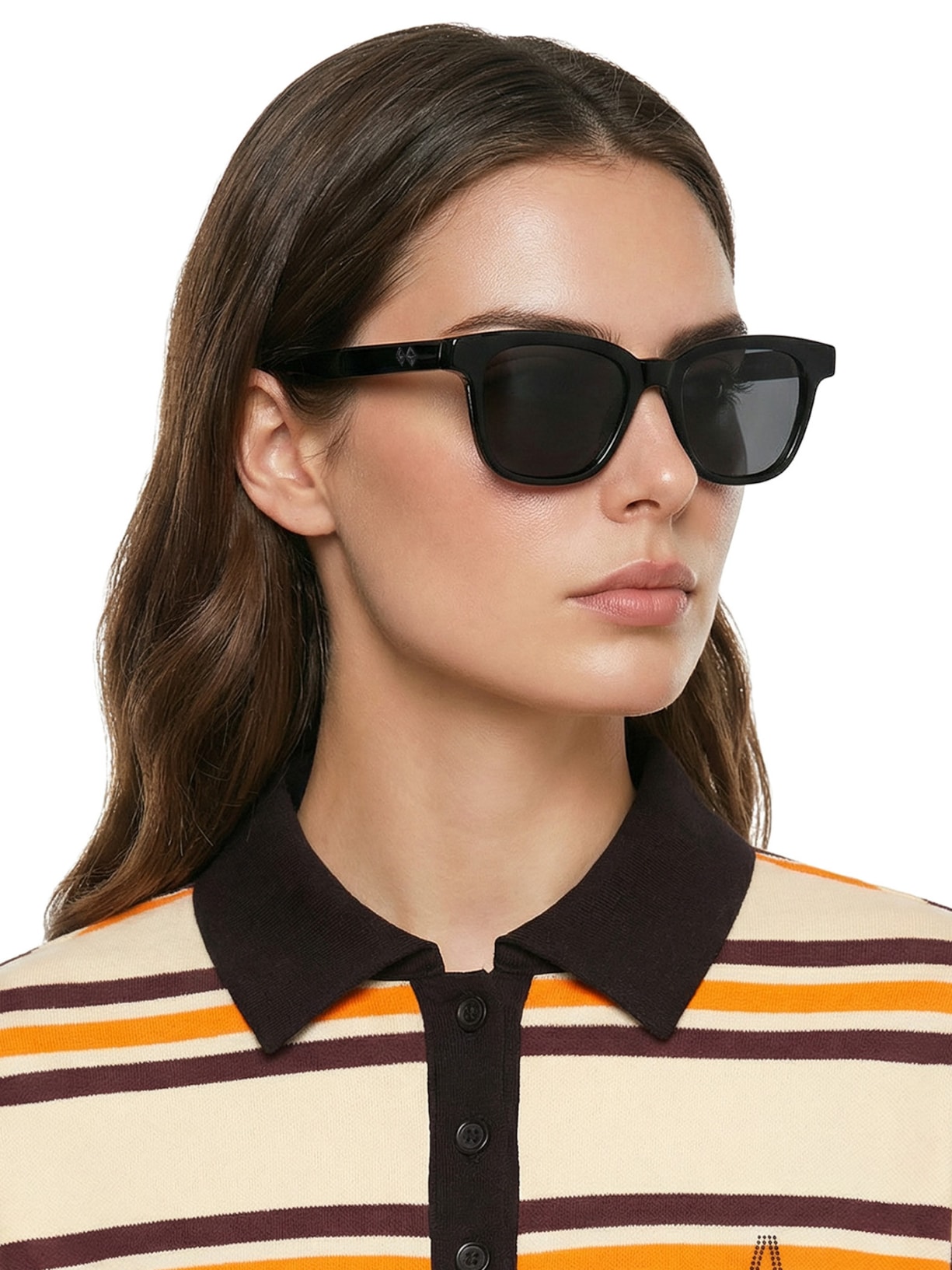 Óculos de Sol Feminino São Paulo Preto Total Preto Helena Bordon