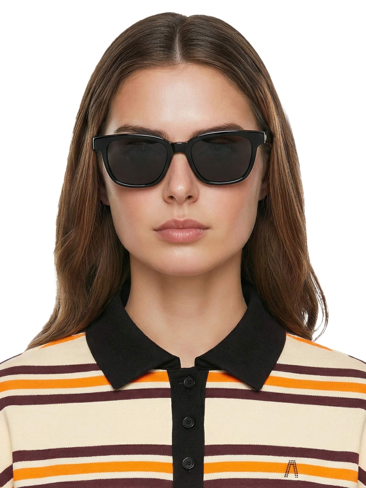 Óculos de Sol Feminino São Paulo Preto Total Preto Helena Bordon