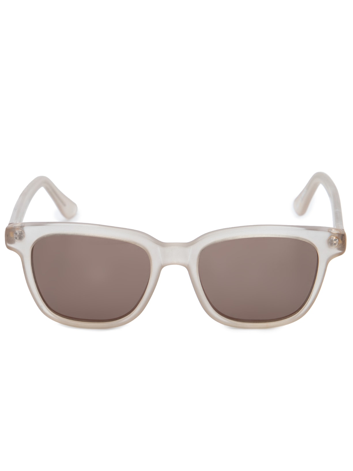 Óculos de Sol Feminino São Paulo Transparente - Bege