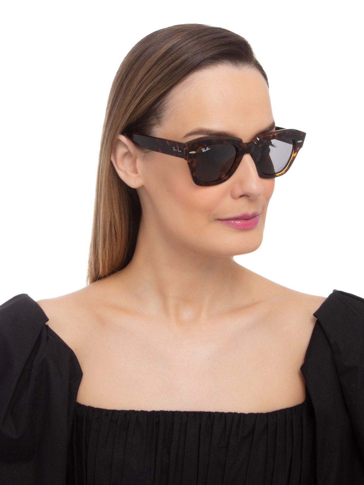 óculos De Sol Feminino State Street Marrom Ray-ban