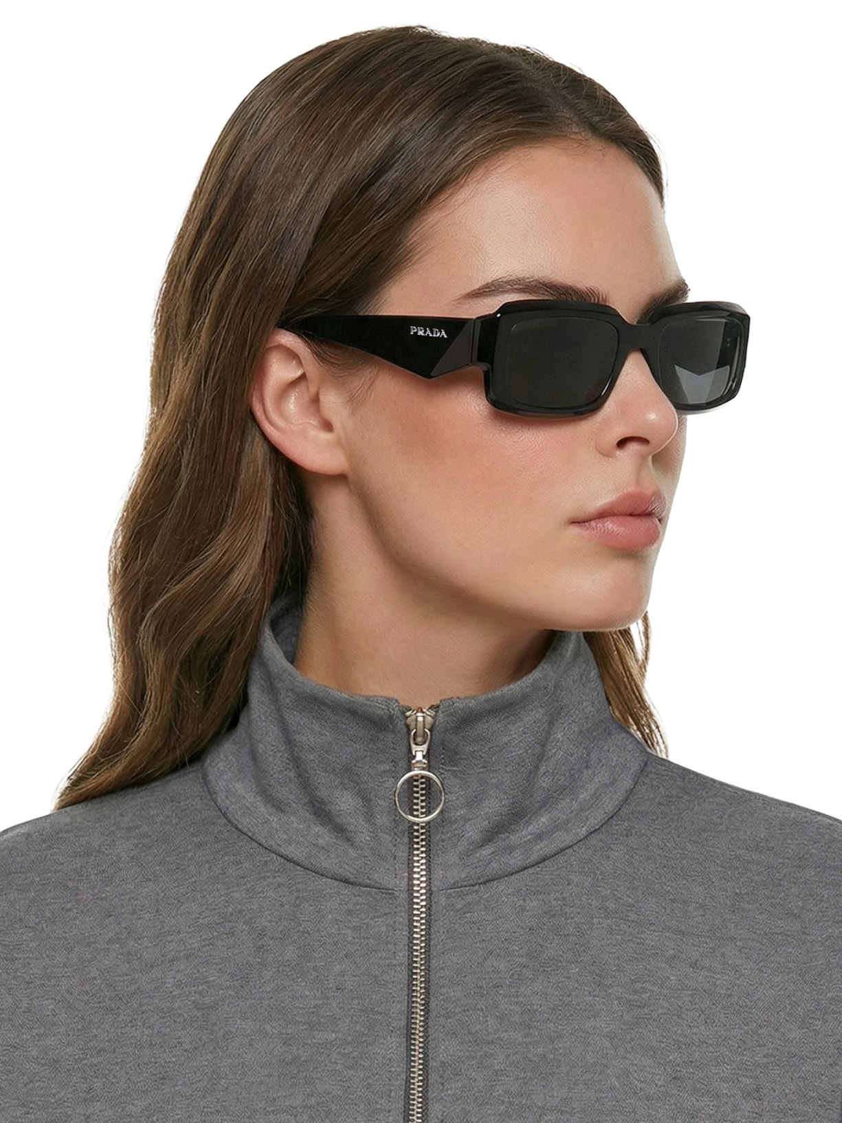 Óculos De Sol Feminino Symbole Catwalk Preto Prada