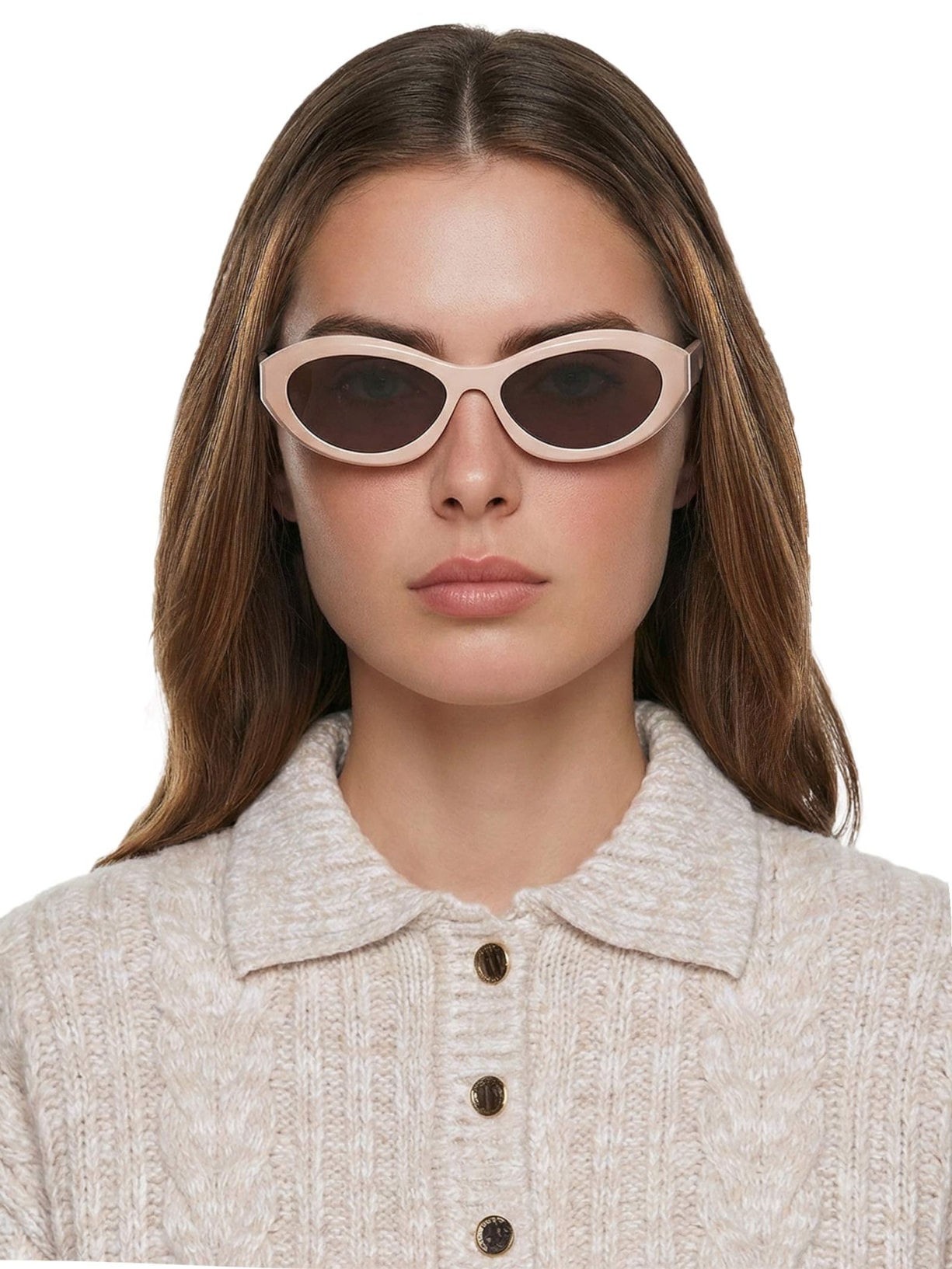Óculos De Sol Feminino Symbole™ Rosa Prada