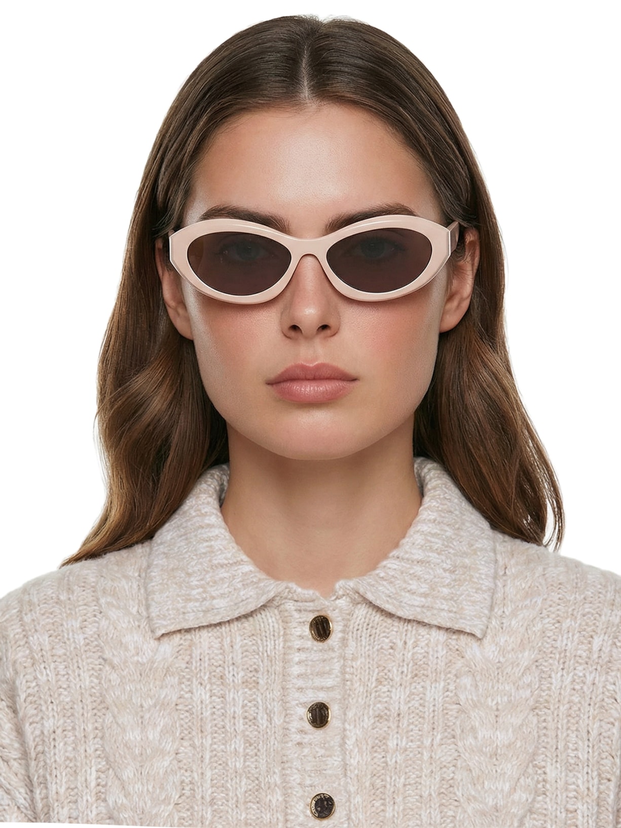 Óculos De Sol Feminino Symbole™ Rosa Prada