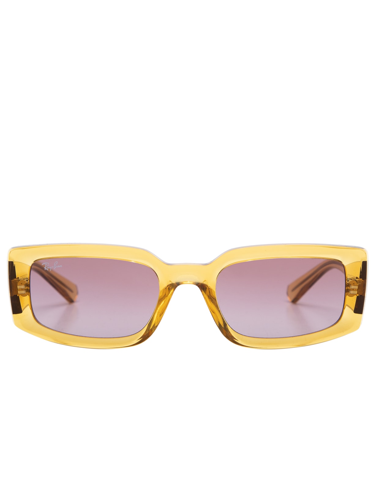 óculos De Sol Feminino Transparente - Laranja