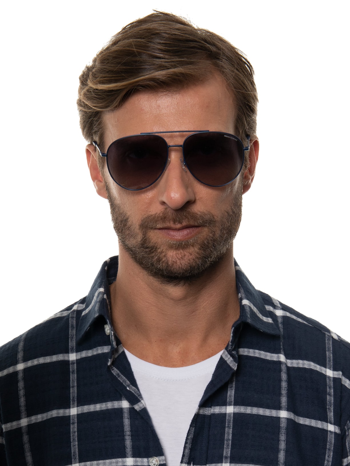 óculos De Sol Masculino Azul Armani Exchange