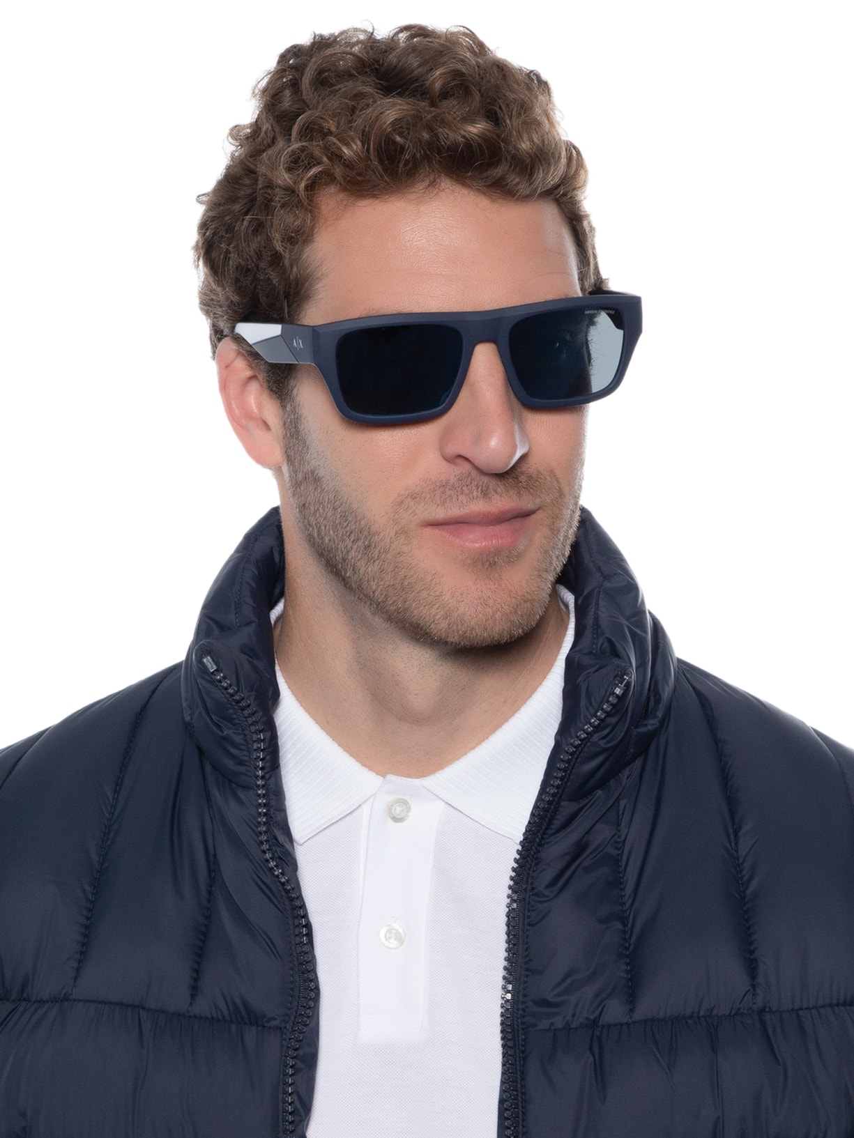 óculos De Sol Masculino Azul Armani Exchange