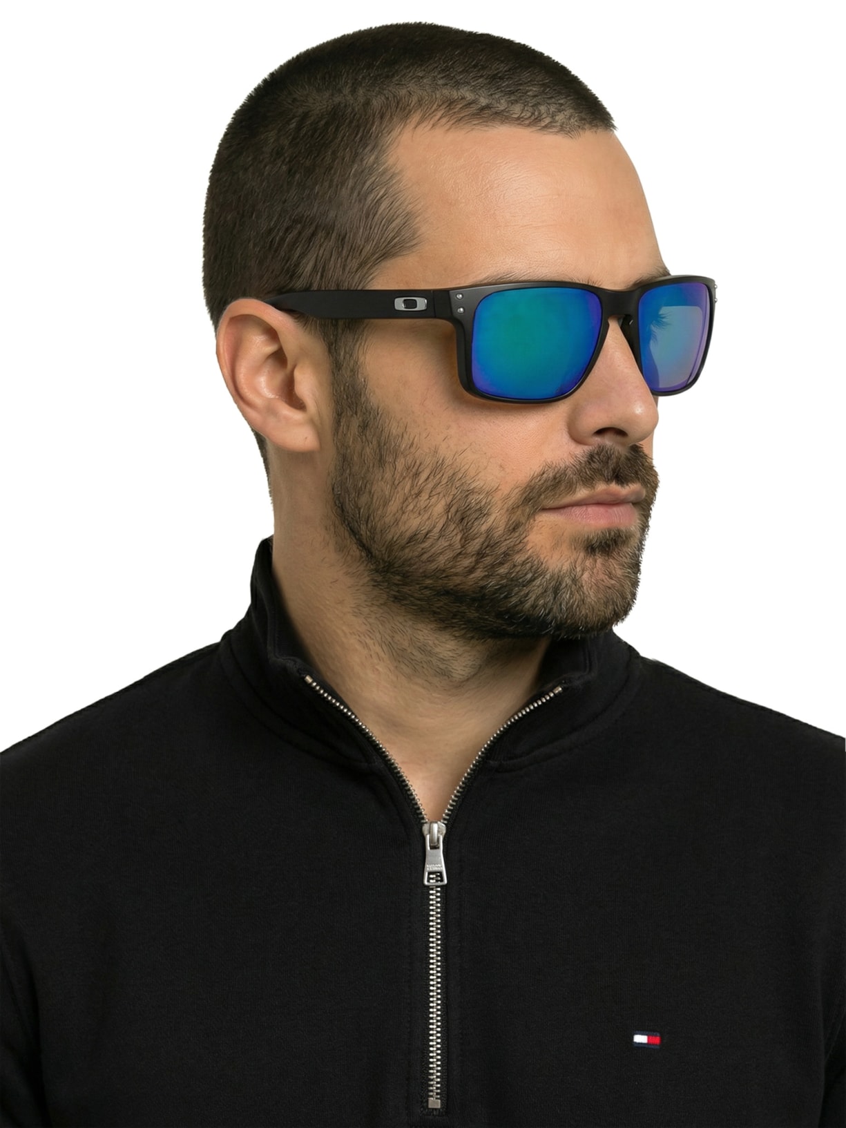 Óculos De Sol Masculino Holbrook MT W Prizm Sapphire Polar Azul Oakley