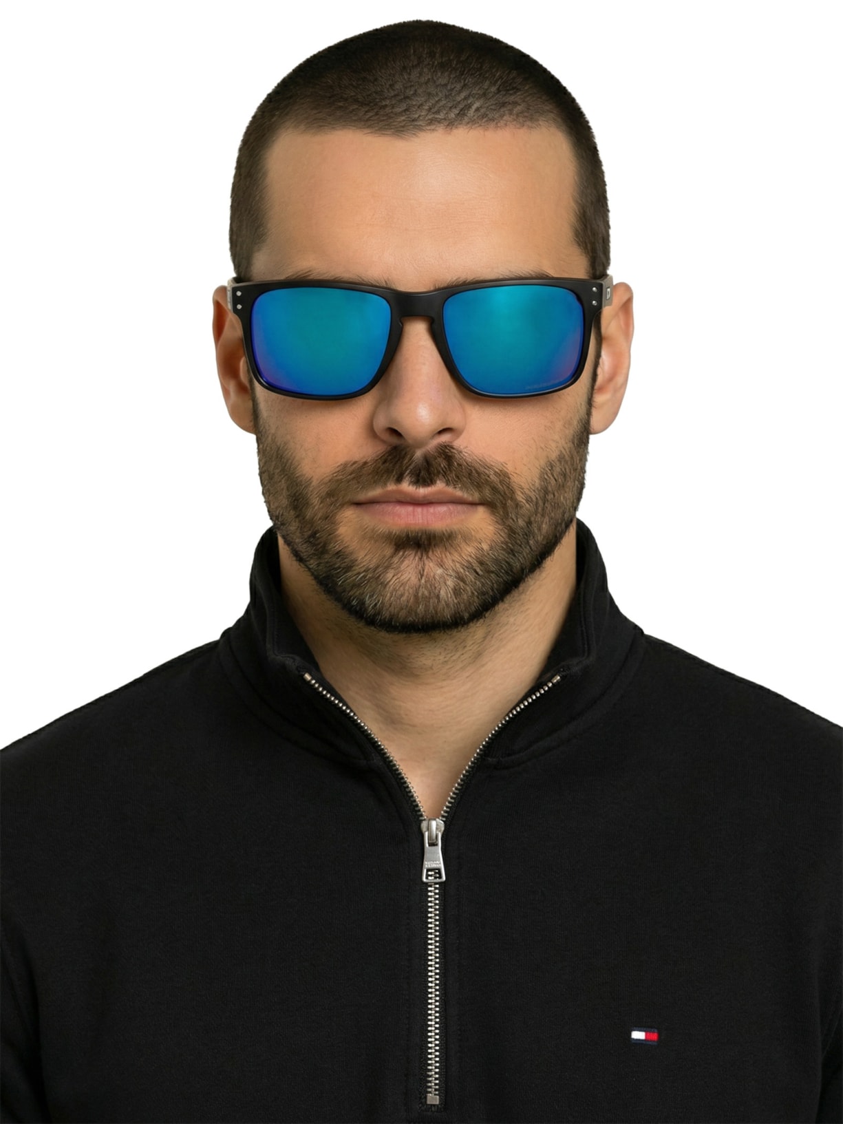Óculos De Sol Masculino Holbrook MT W Prizm Sapphire Polar Azul Oakley