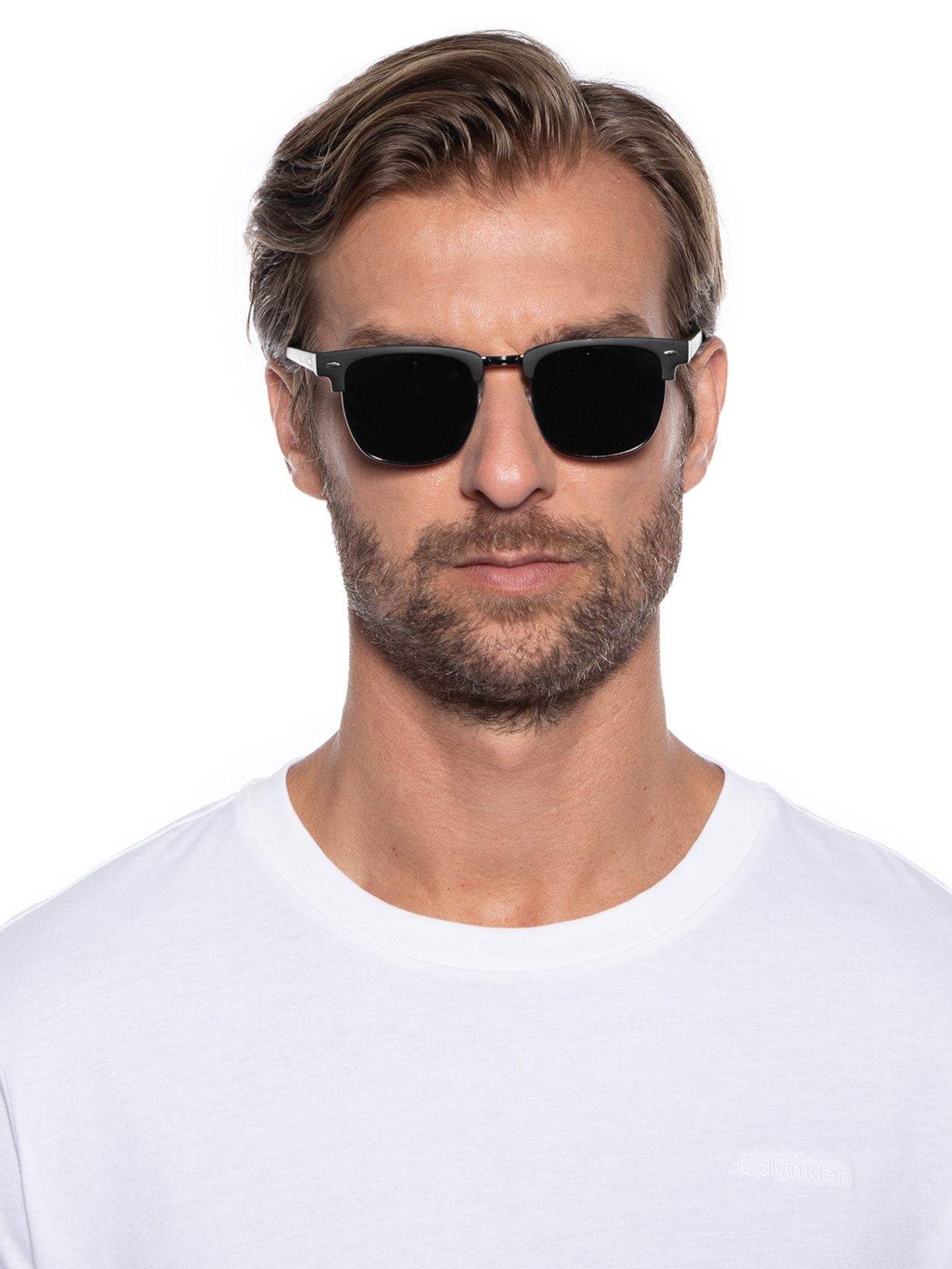 Óculos de Sol Masculino Lente Escura Preto Basiq Men