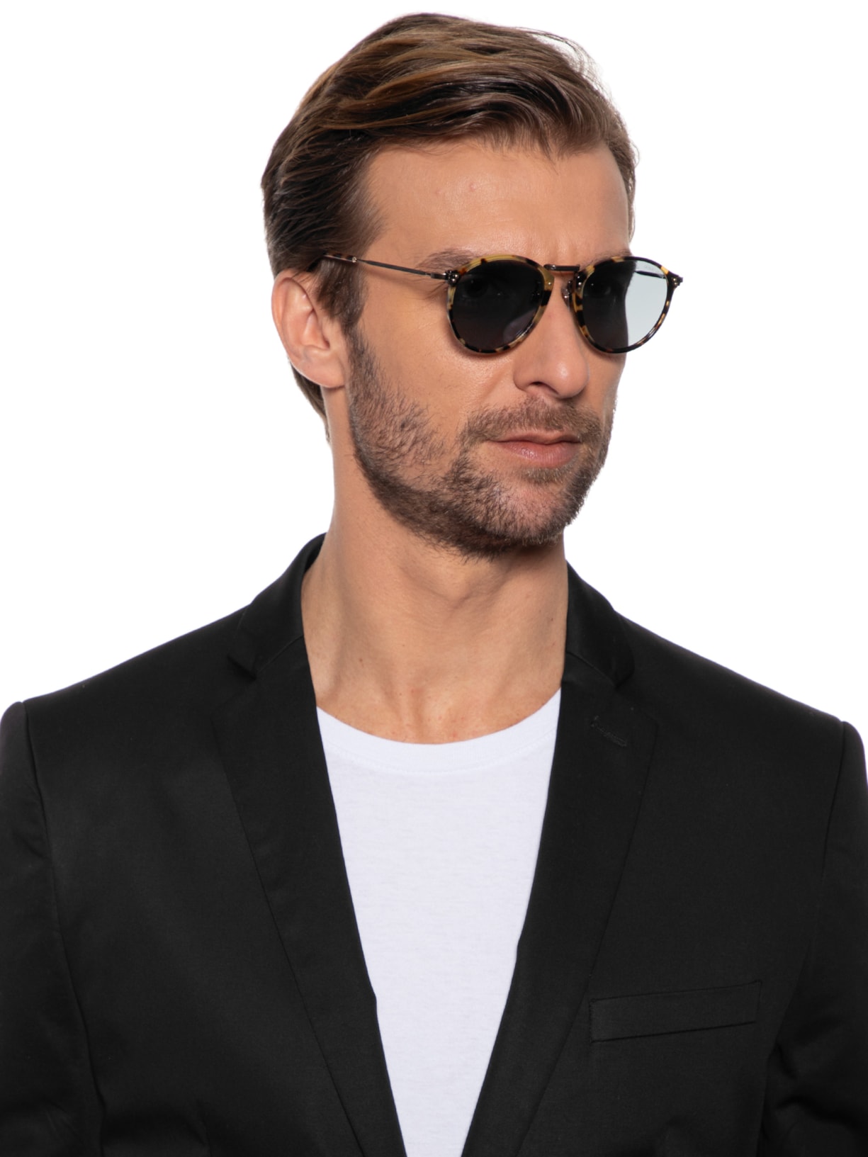 óculos De Sol Masculino Light Havana Marrom Giorgio Armani