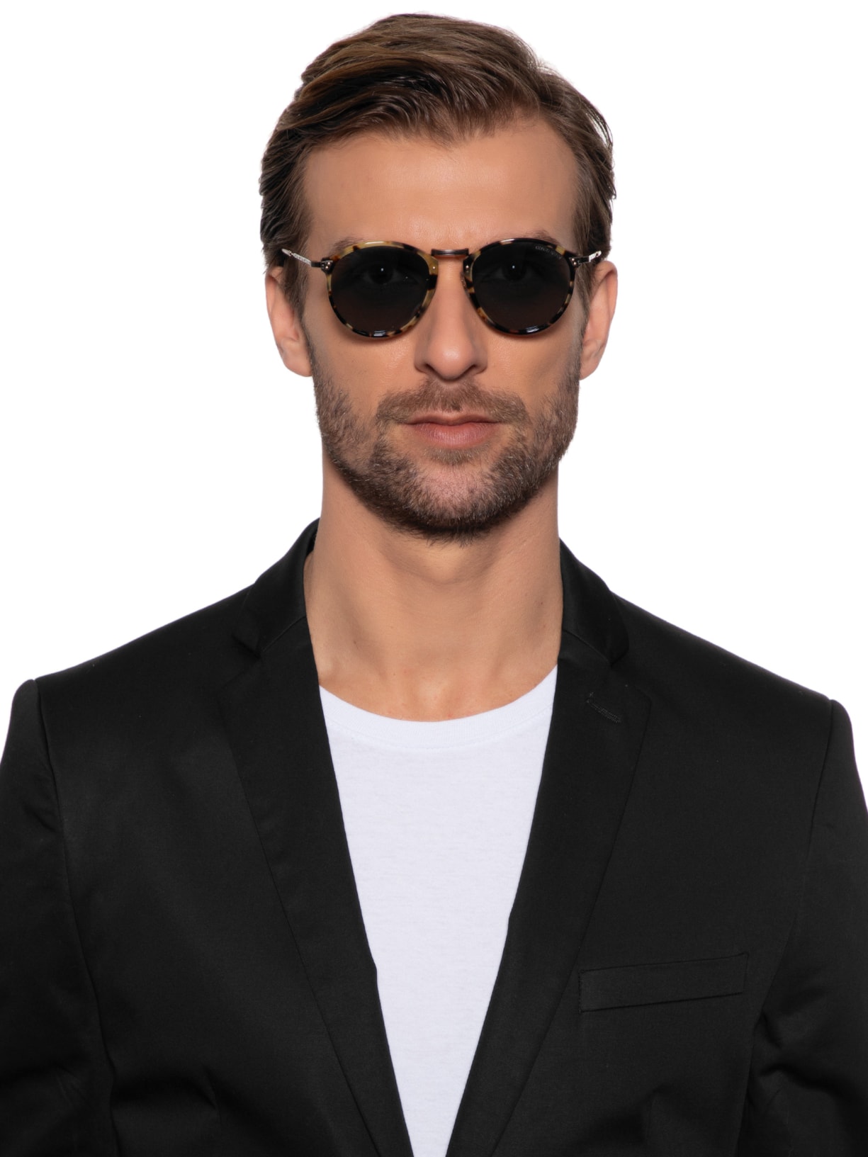 óculos De Sol Masculino Light Havana Marrom Giorgio Armani