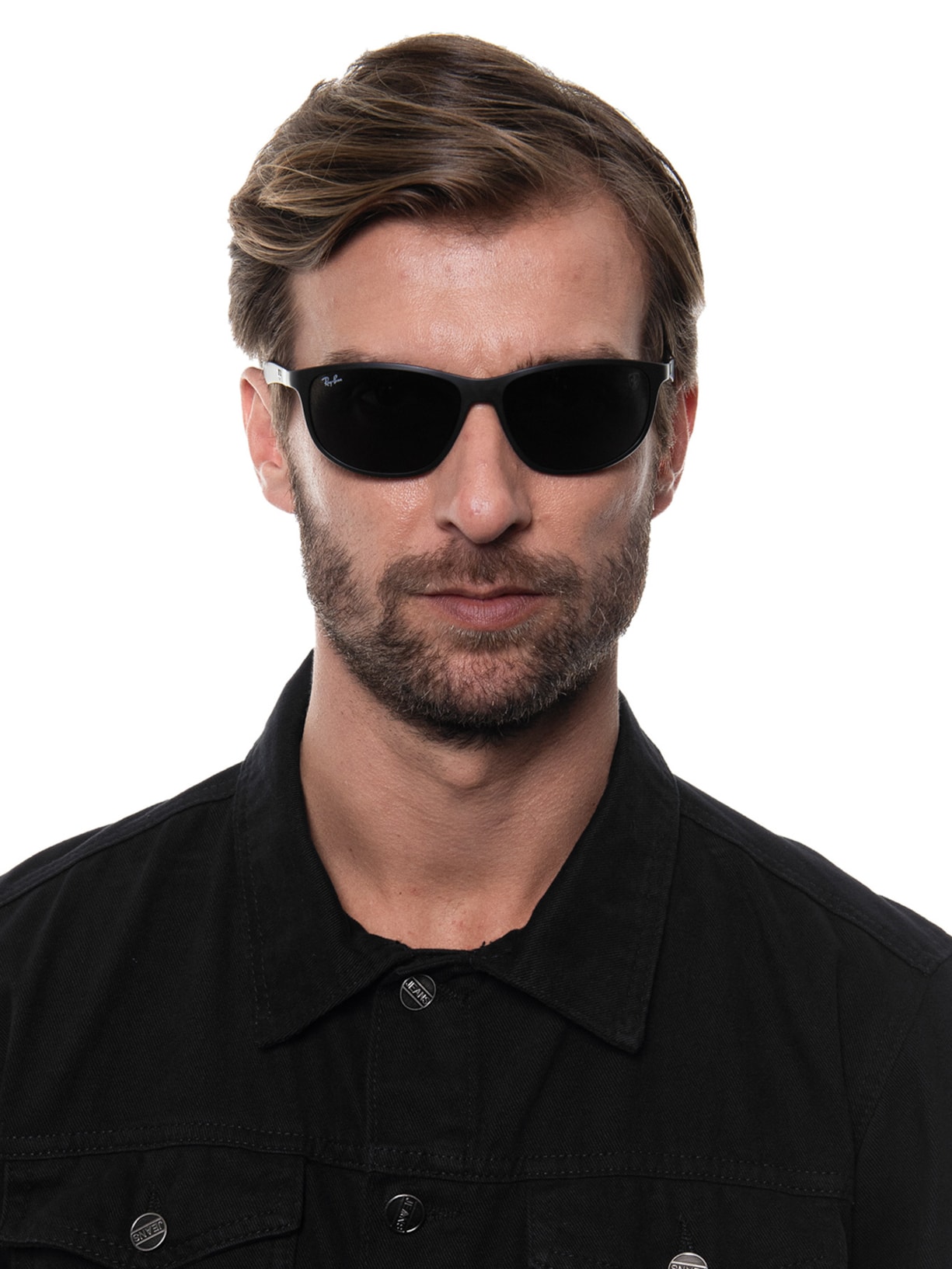 Óculos De Sol Masculino Preto Ray-ban