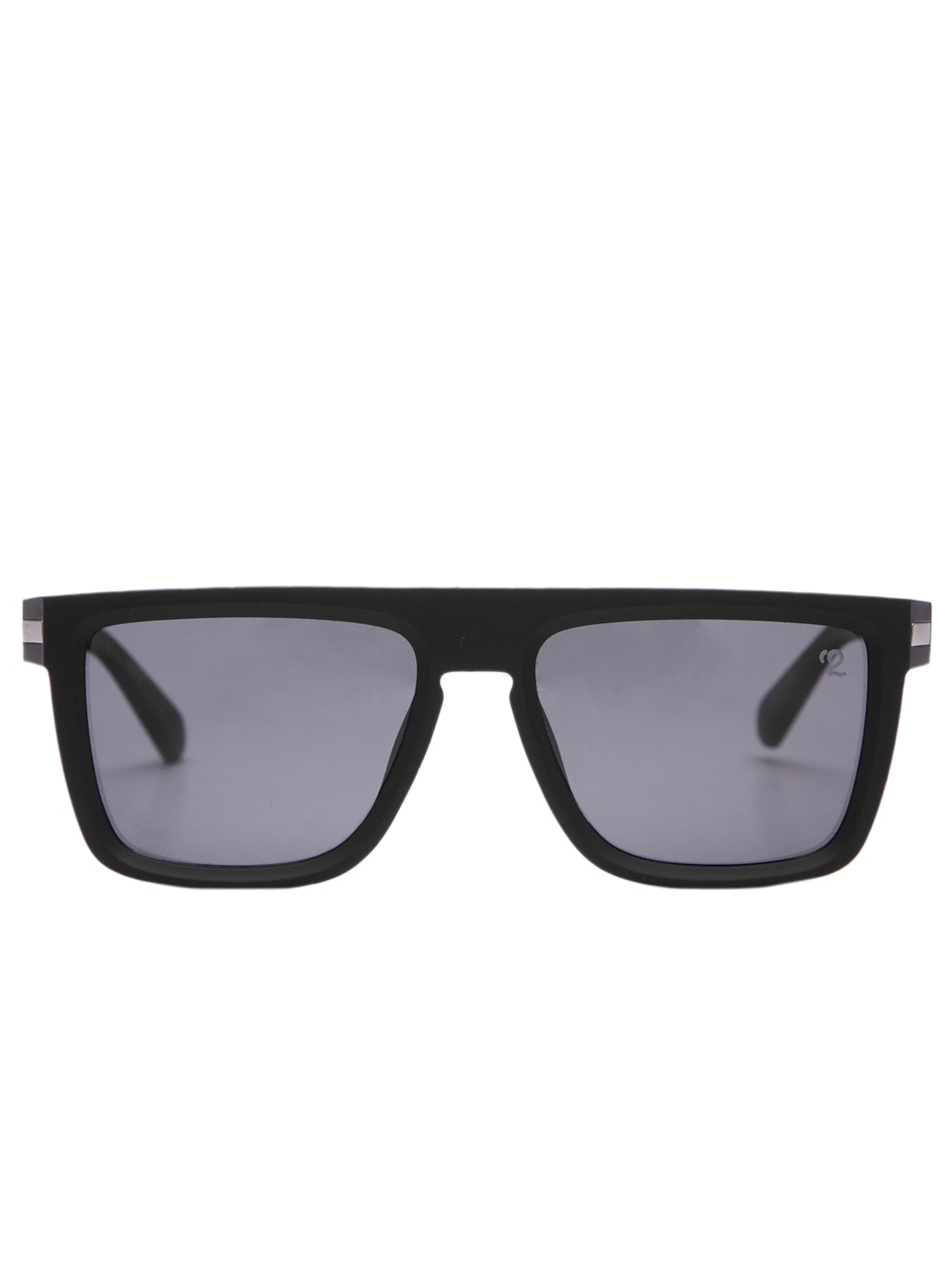 óculos De Sol Masculino Quadrado Lente Preta - Preto