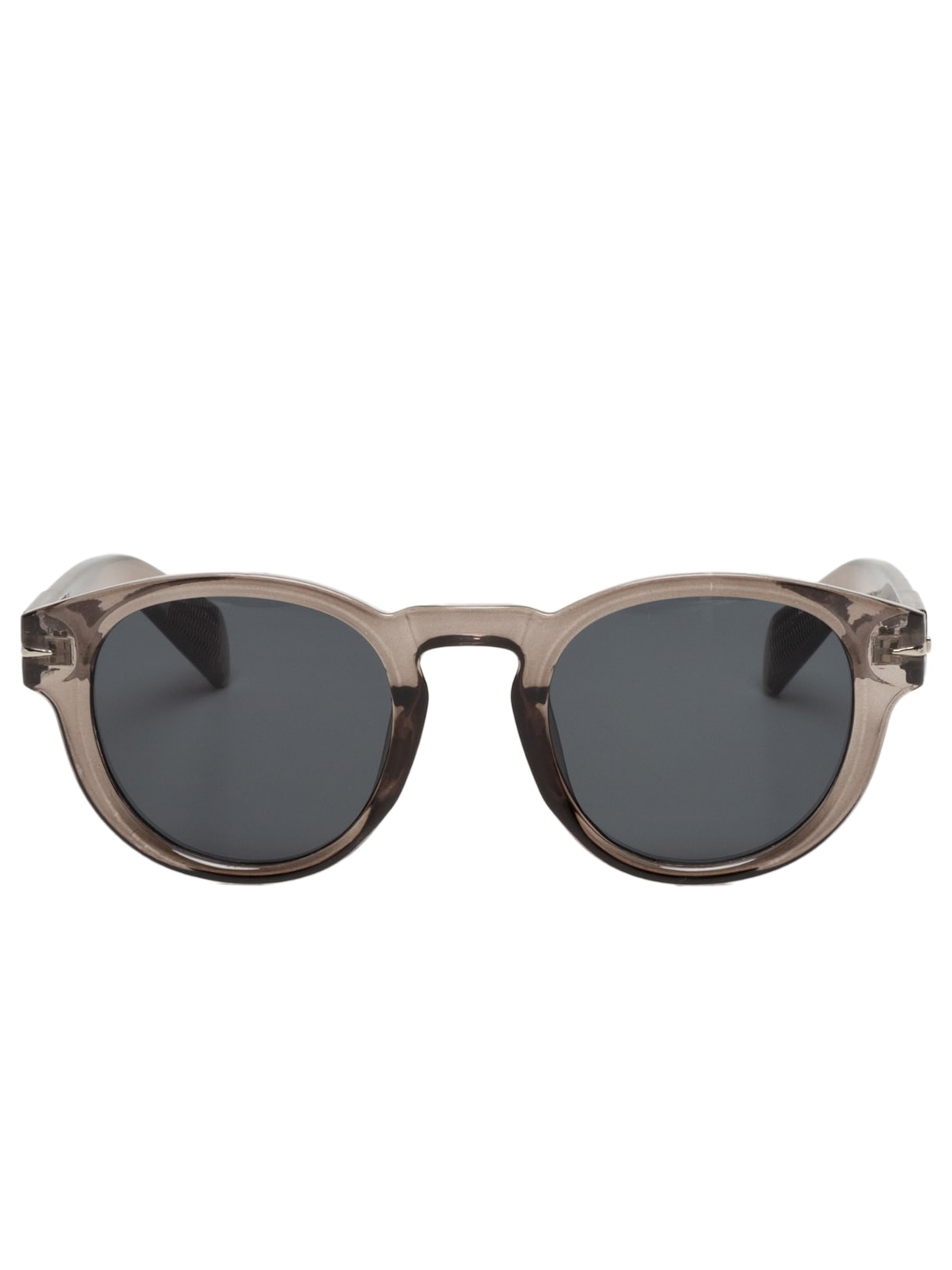 Óculos De Sol Masculino Redondo - Cinza