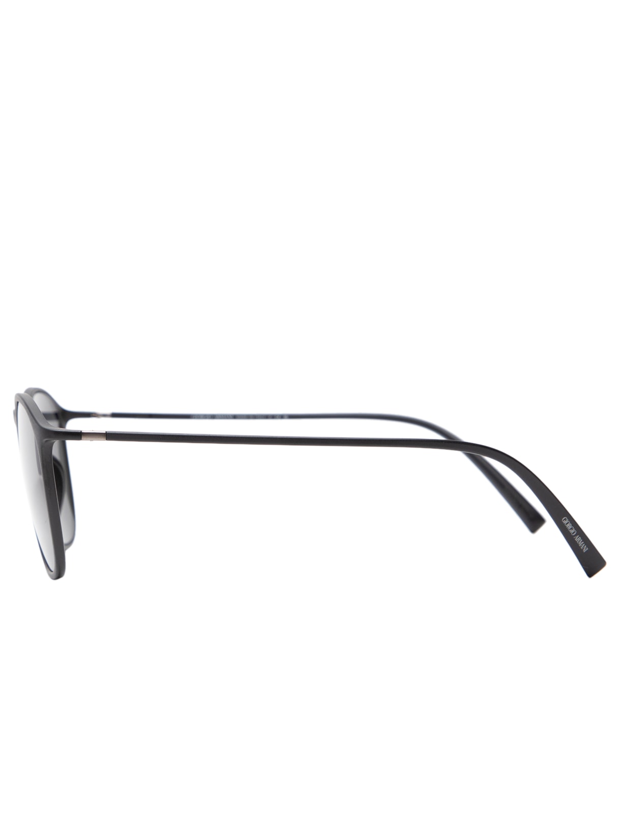 óculos De Sol Masculino Redondo Fosco Preto Giorgio Armani