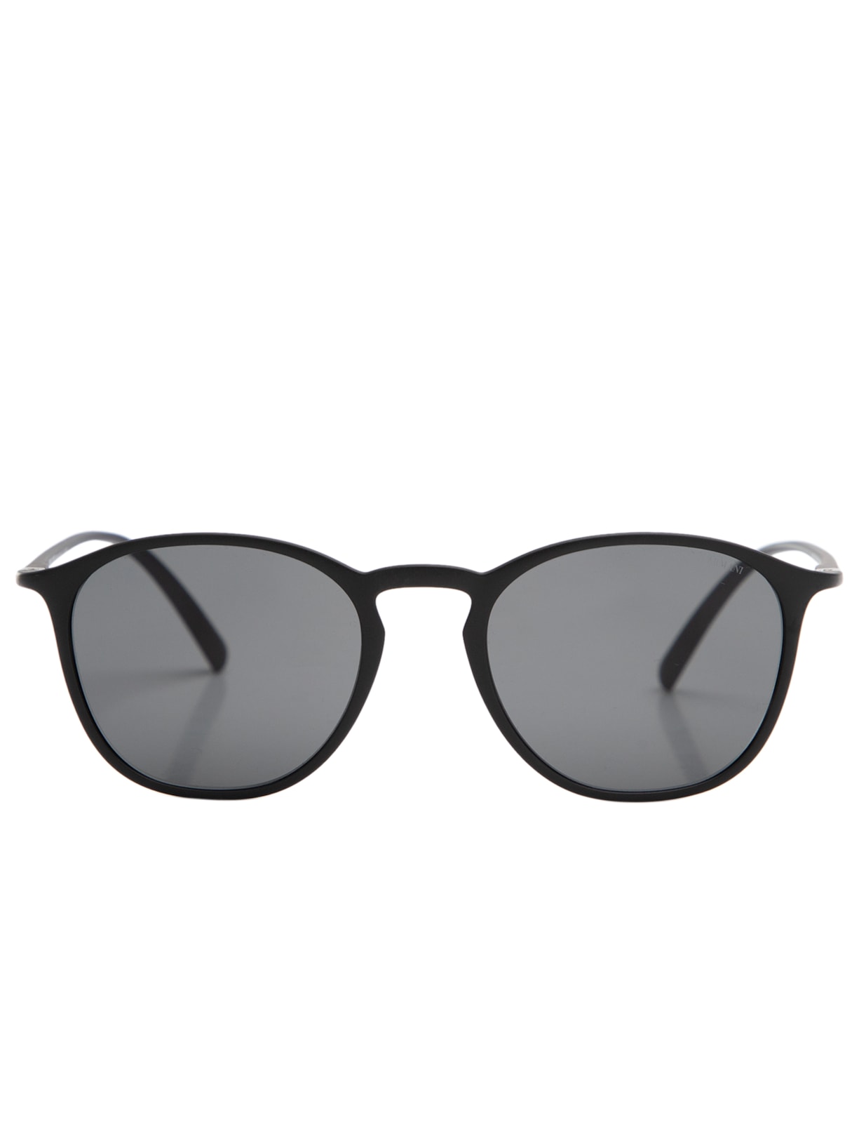 óculos De Sol Masculino Redondo Fosco Preto Giorgio Armani