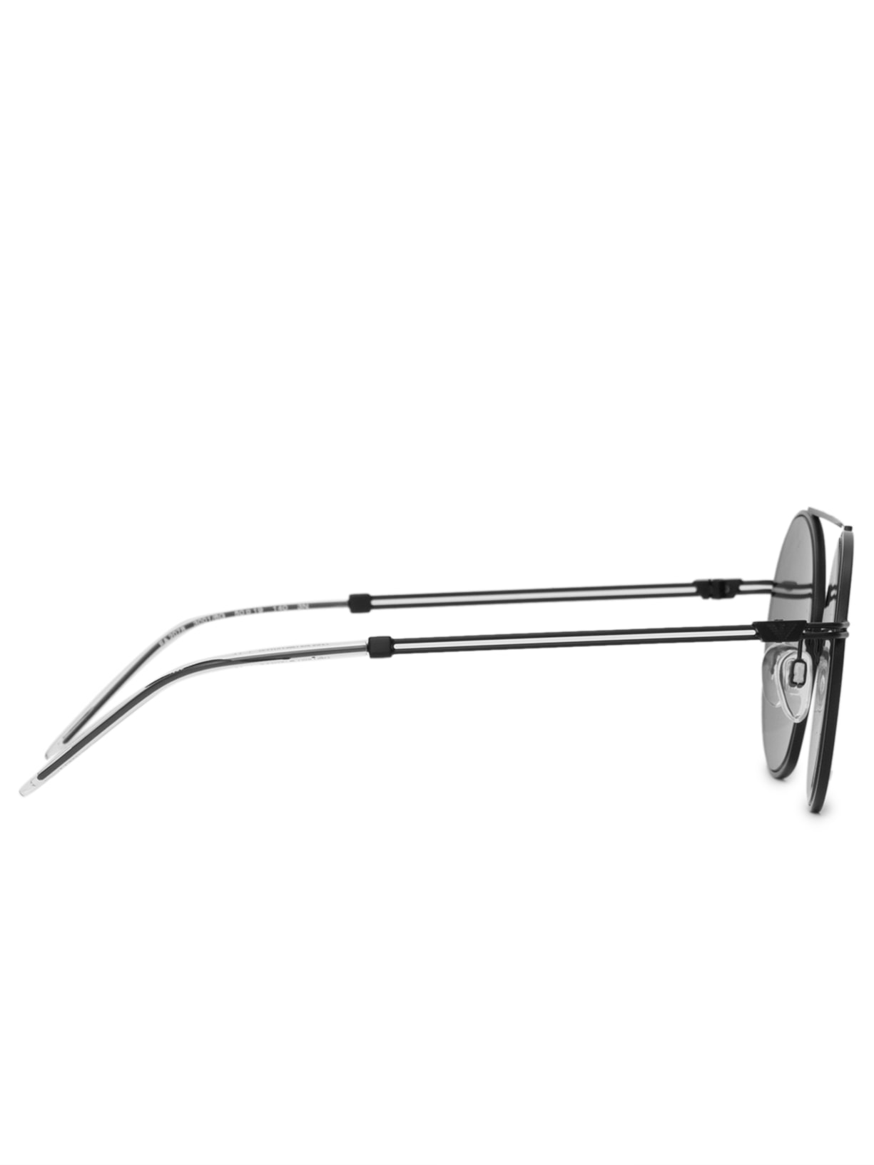 Óculos de Sol Masculino Redondo G50 Preto Emporio Armani