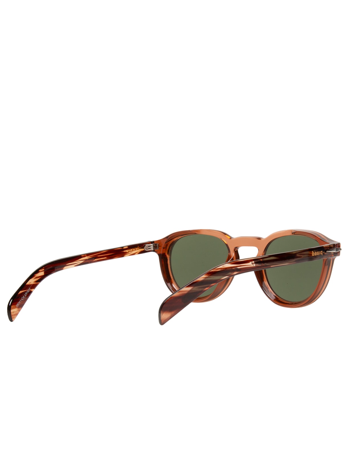 Óculos De Sol Masculino Redondo Marrom Basiq Men