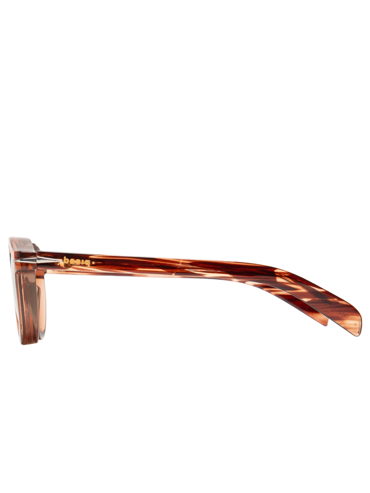 Óculos De Sol Masculino Redondo Marrom Basiq Men