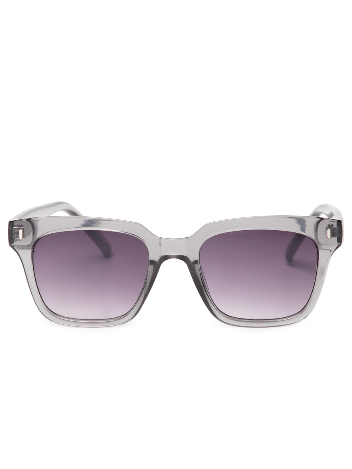 Óculos De Sol Masculino Translúcido - Cinza