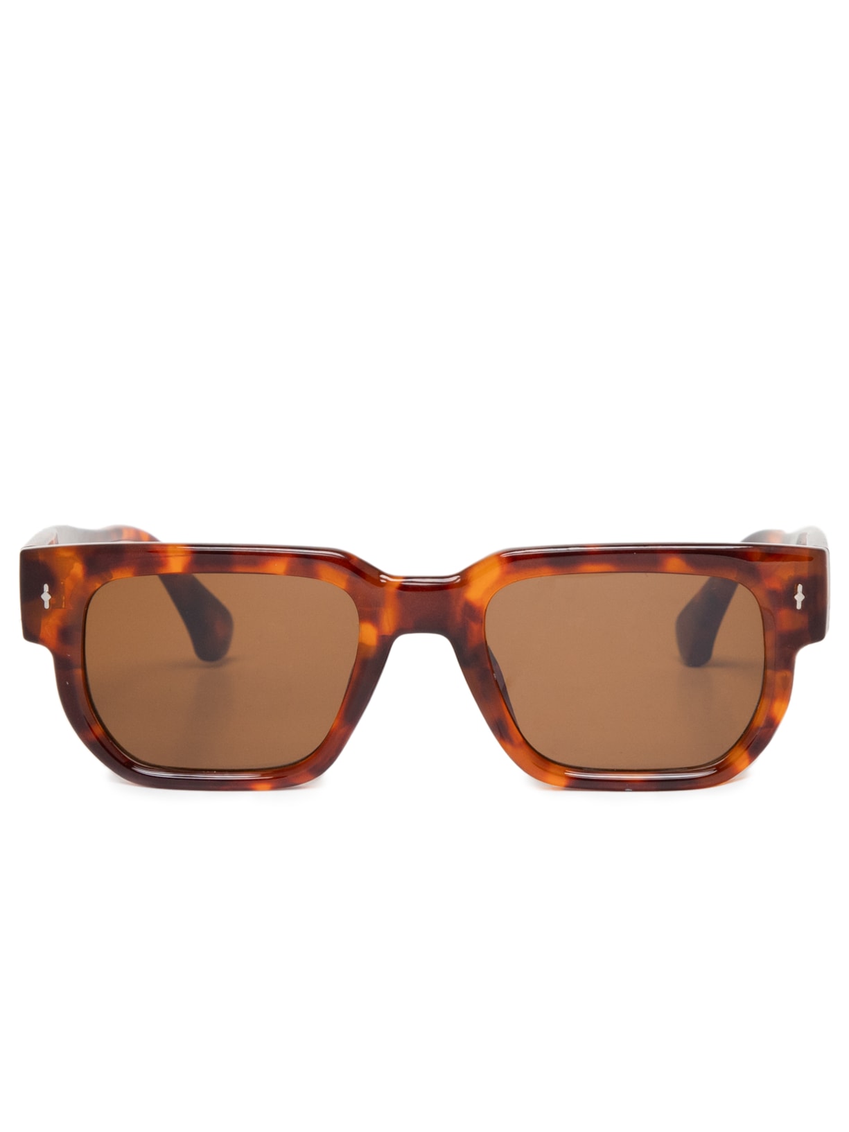 Óculos De Sol Masculino Translúcido - Marrom