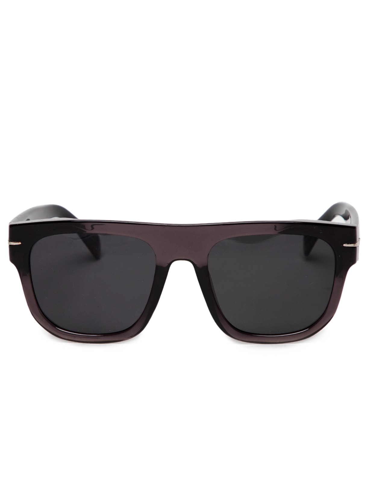 Óculos De Sol Masculino Translúcido - Preto