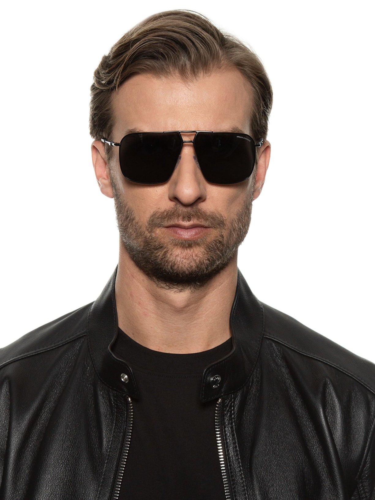 Óculos De Sol Unissex Ax2050S Preto Armani Exchange