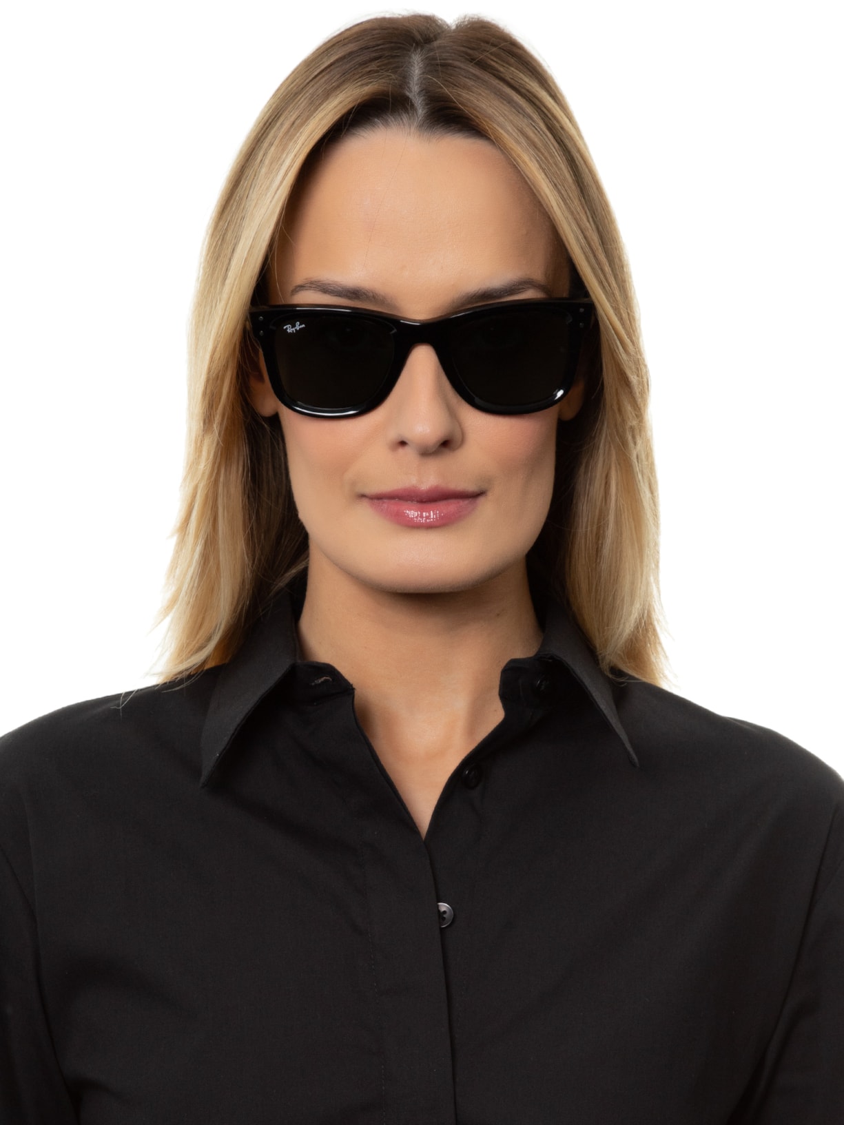 óculos De Sol Unissex Boyfriend Reverse Preto Ray-ban