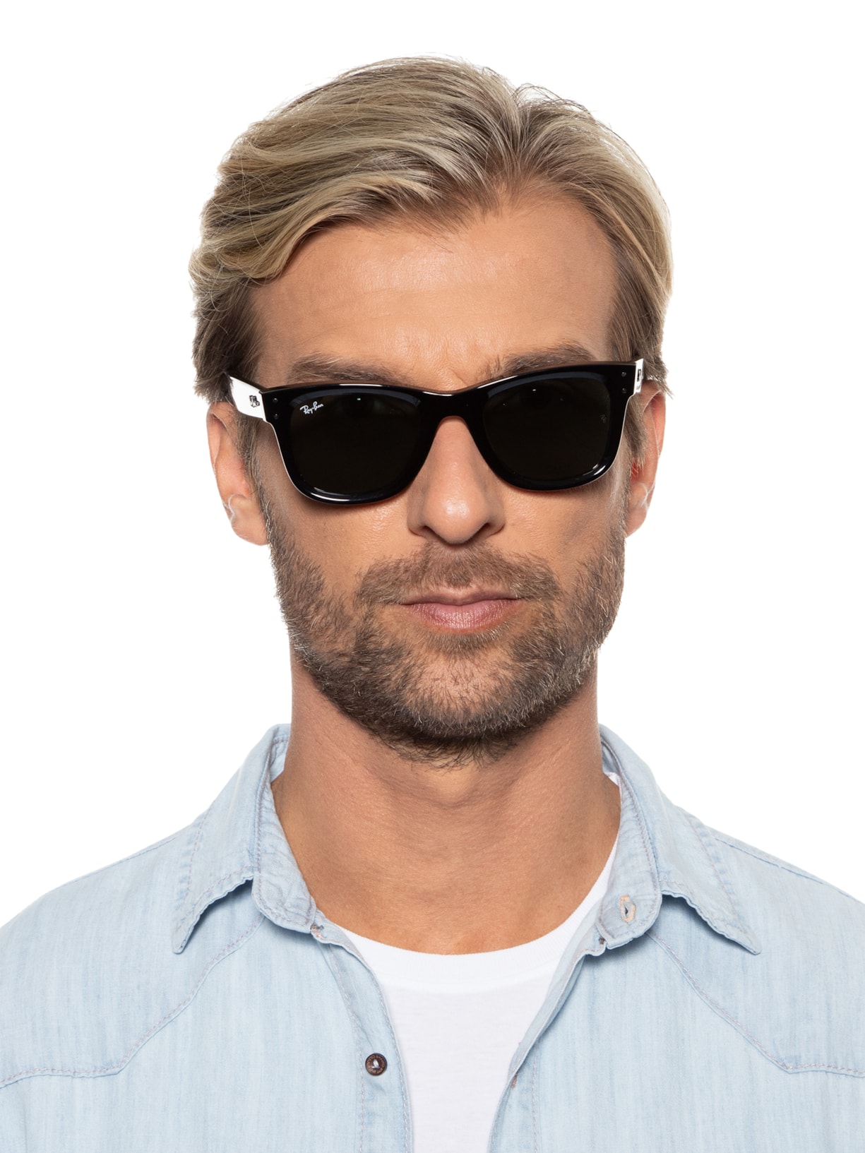 óculos De Sol Unissex Boyfriend Reverse Preto Ray-ban