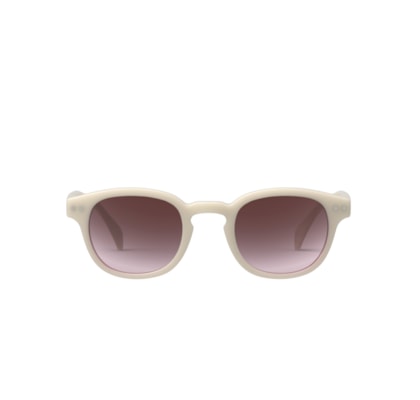 Óculos De Sol Unissex #C Sun Retro Square - Off White