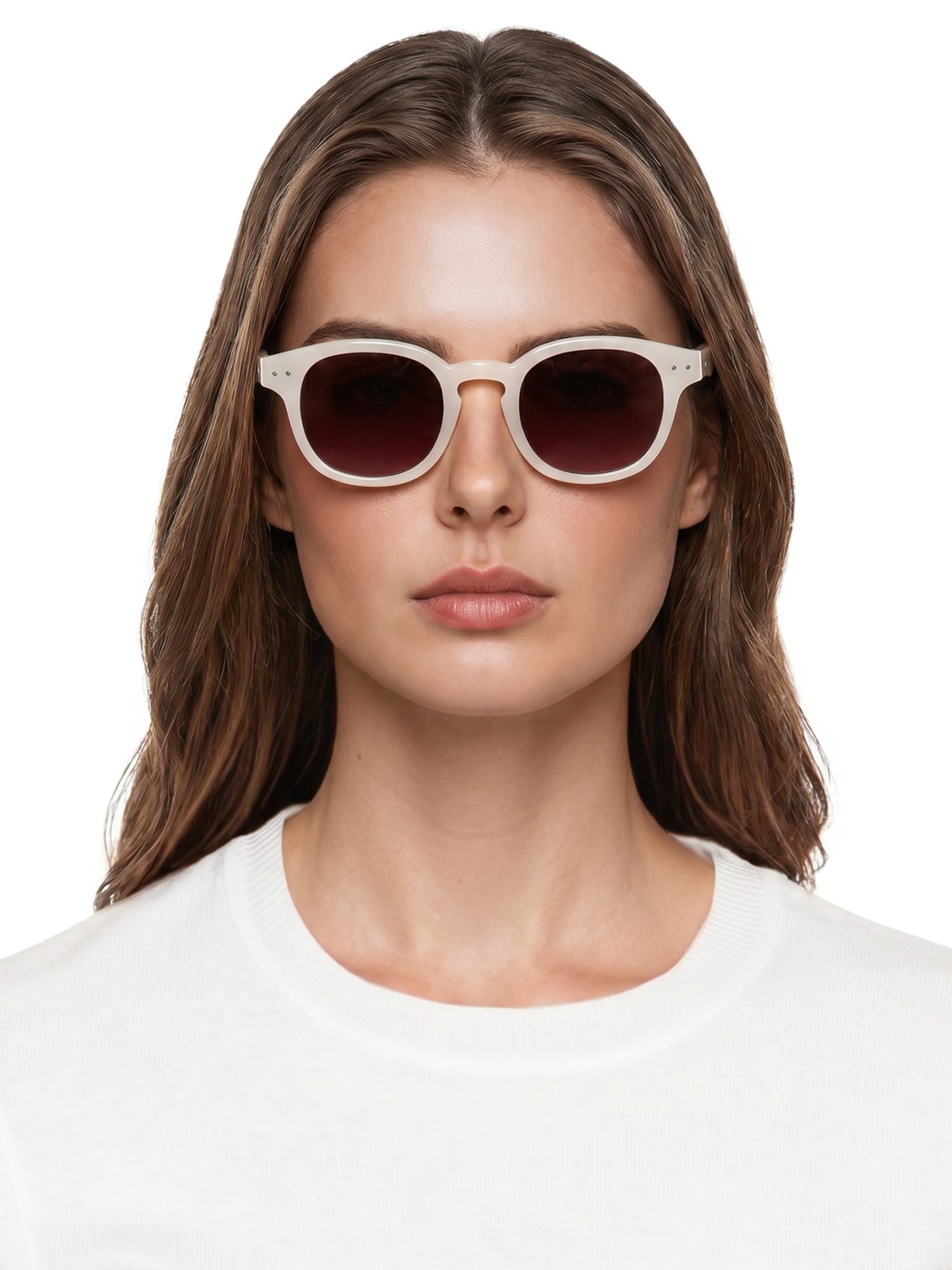 Óculos De Sol Unissex #C Sun Retro Square Off White Izipizi