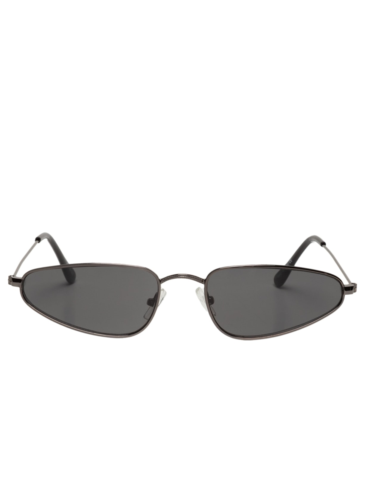 Óculos De Sol Unissex Em Metal - Cinza