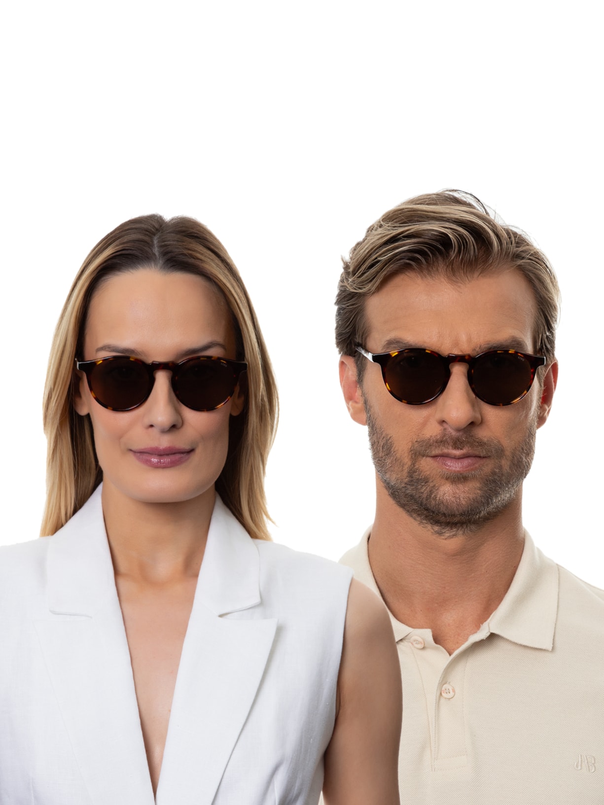 Óculos De Sol Unissex Fred Solar Demi Clássico Marrom Livo